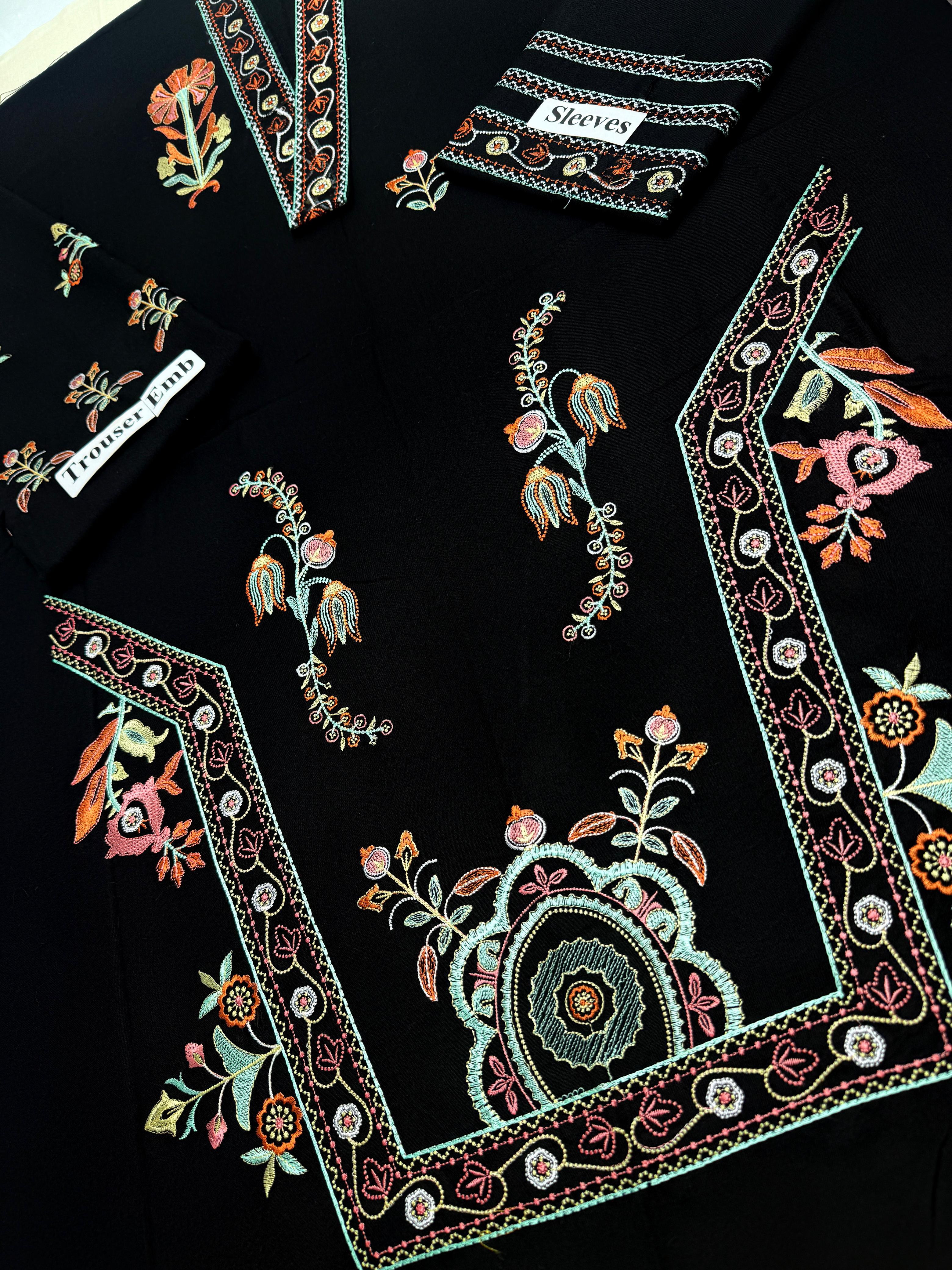 * Urge* 2PC Heavy Embroidery Suit