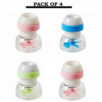 Pack Of 4 360-Degree Rotation Kitchen Faucet Filter Splash Water Saving Adjustable Shower Bath Valve Filter
