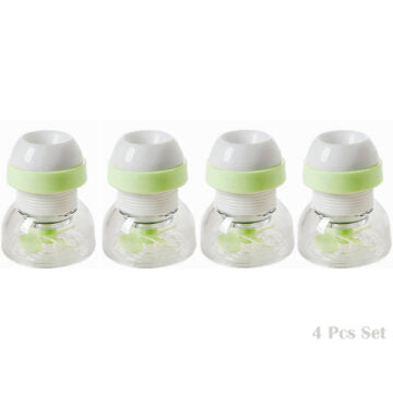 Pack Of 4 360-Degree Rotation Kitchen Faucet Filter Splash Water Saving Adjustable Shower Bath Valve Filter